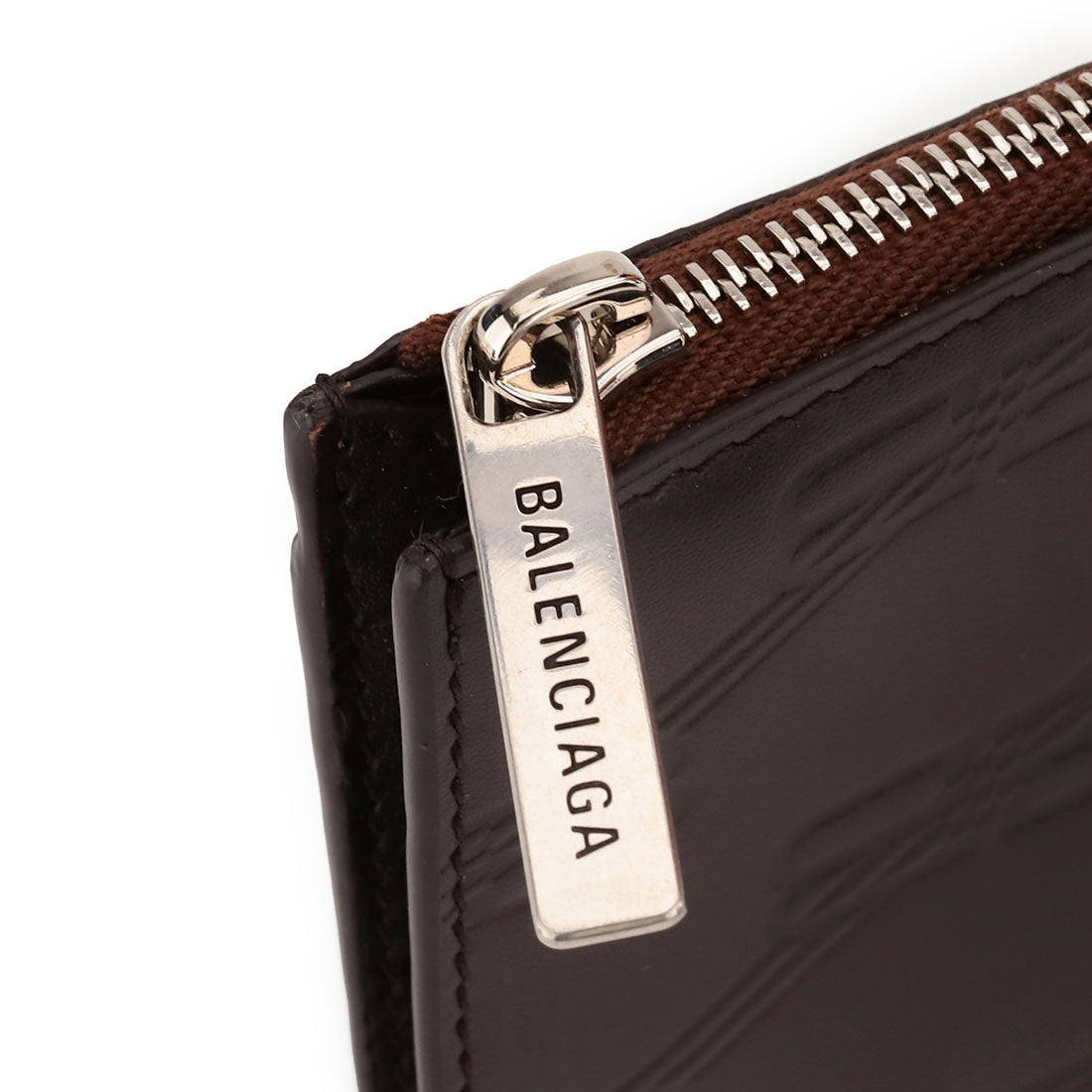 バレンシアガ BALENCIAGA カードケース シグネチャー ラージ ロング コイン＆カードホルダー 717784 210JS 2221 BROWN （ブラウン） ブラウン