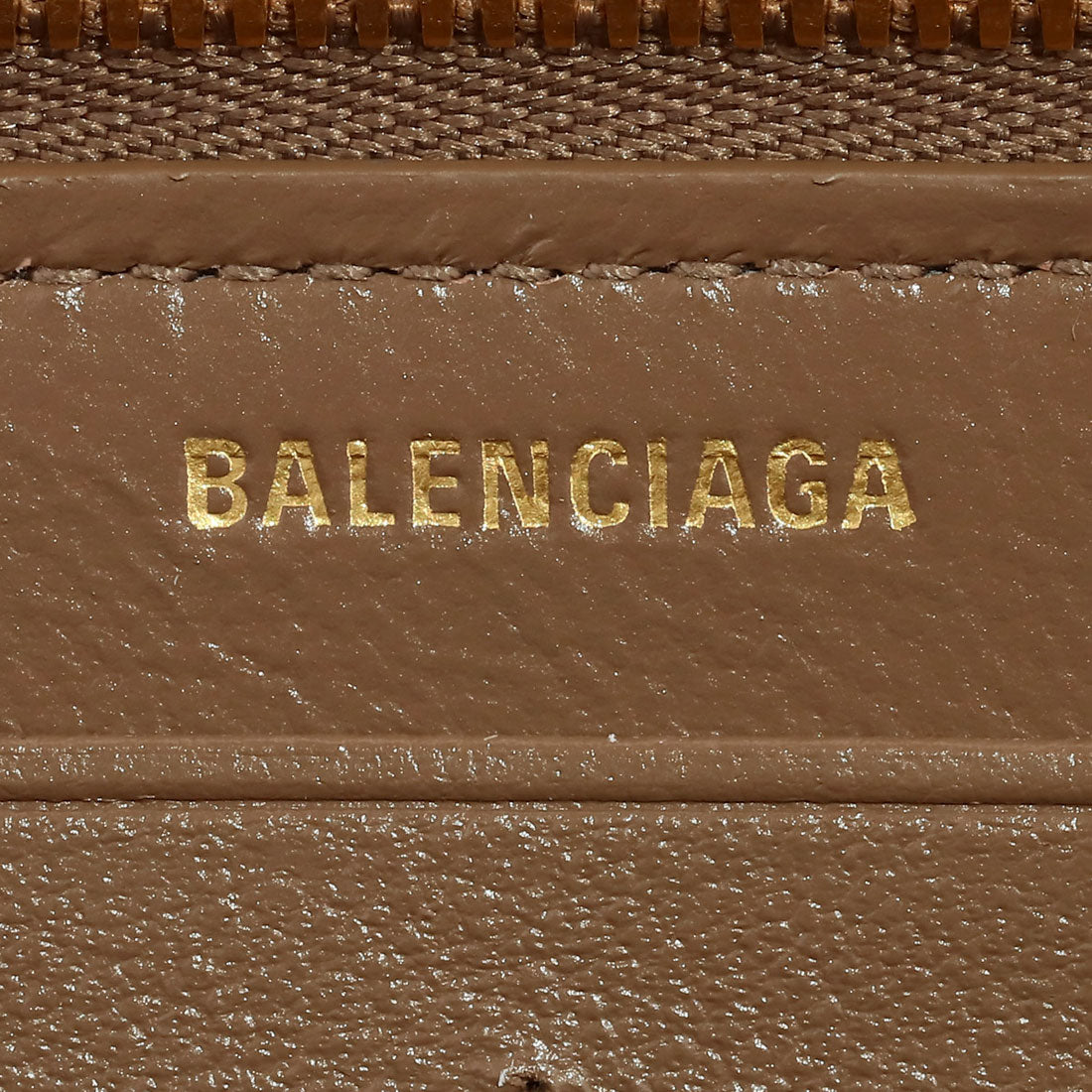 バレンシアガ BALENCIAGA 長財布(ラウンドファスナー) シグネチャー LONG WALLET 594317 210DA 2762 BEIGE/BROWN （ベージュ/ブラウン） ベージュ/ブラウン