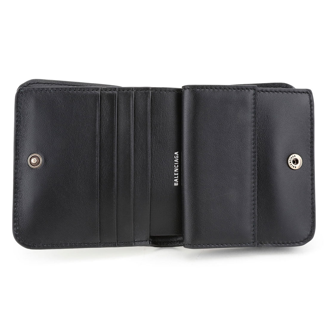 バレンシアガ BALENCIAGA 2つ折り財布 モナコ フラップ コイン&カードホルダー 765459 2AASE 1000 BLACK （ブラック） ブラック