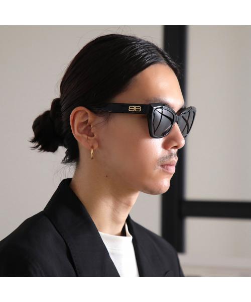 バレンシアガ BALENCIAGA BALENCIAGA サングラス BB0271S BBメタルロゴ （001/BLACK-BLACK-GREY） 001/BLACK-BLACK-GREY