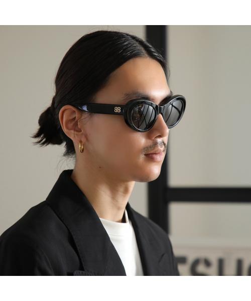 バレンシアガ BALENCIAGA BALENCIAGA サングラス BB0294S キャットアイ型 （003/ホワイト） 003/ホワイト
