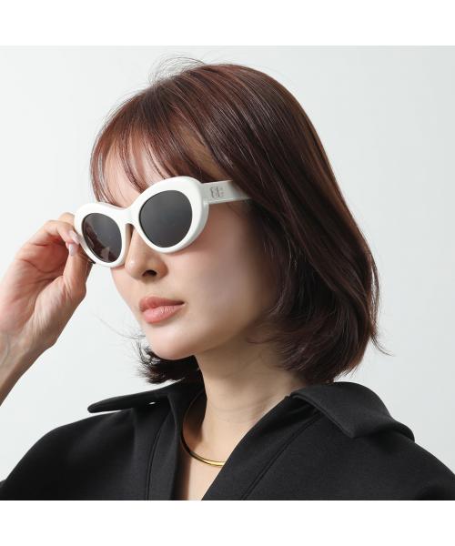 バレンシアガ BALENCIAGA BALENCIAGA サングラス BB0294S キャットアイ型 （003/ホワイト） 003/ホワイト
