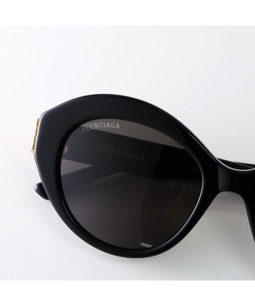 バレンシアガ BALENCIAGA BALENCIAGA サングラス BB0133S フォックス型 メガネ （0018/BLACK-GOLD-GREY） 0018/BLACK-GOLD-GREY
