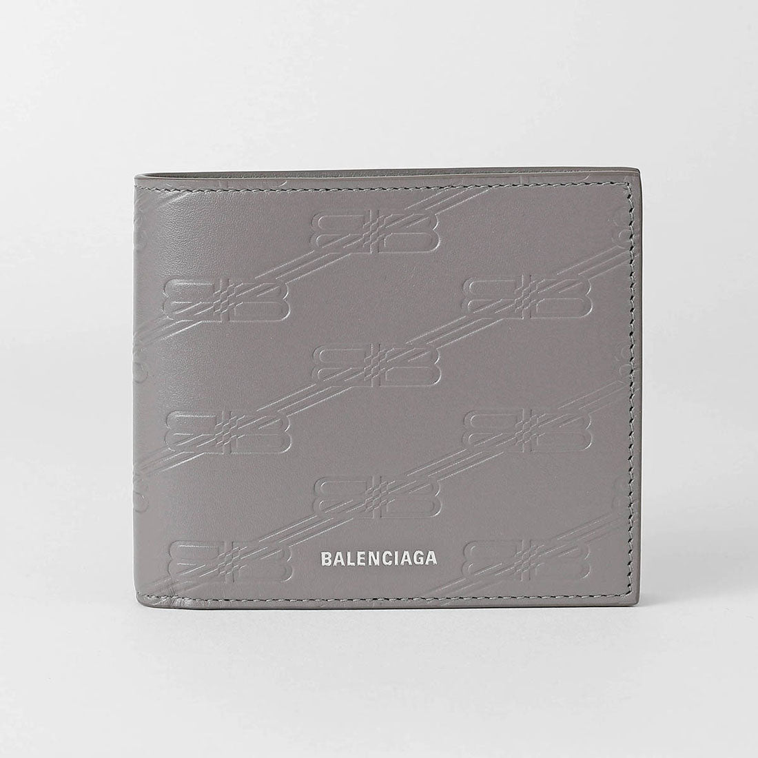 バレンシアガ BALENCIAGA 2つ折り財布 シグネチャー FOLDED WALLET 721940 210JS 1404 （グレー） グレー