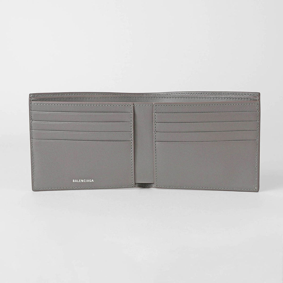 バレンシアガ BALENCIAGA 2つ折り財布 シグネチャー FOLDED WALLET 721940 210JS 1404 （グレー） グレー