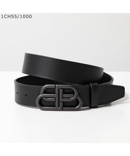 バレンシアガ BALENCIAGA BALENCIAGA ベルト BB LARGE BELT 35 570370 レザー （1CH55/1000金具ブラック） 1CH55/1000金具ブラック