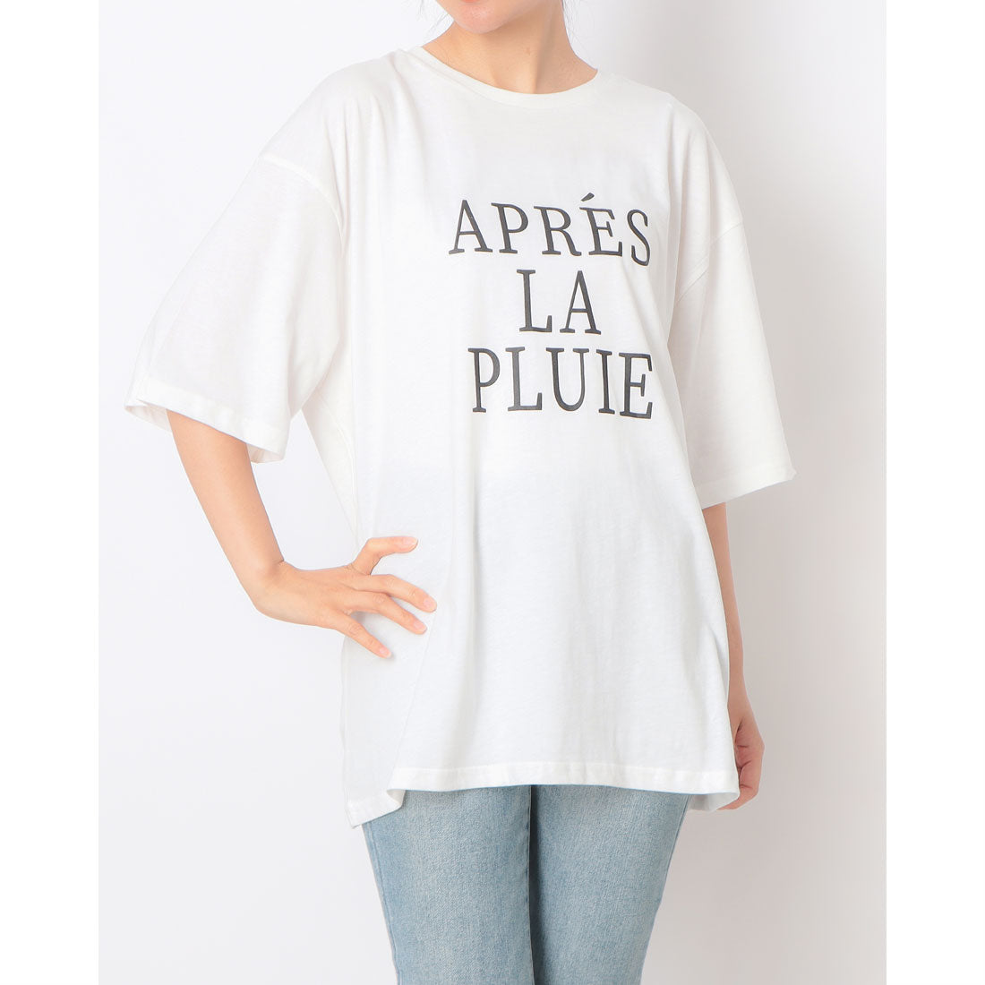 バゼーヌ BAZAINE 接触冷感＋綿100%ロゴTシャツ （ホワイト） ホワイト