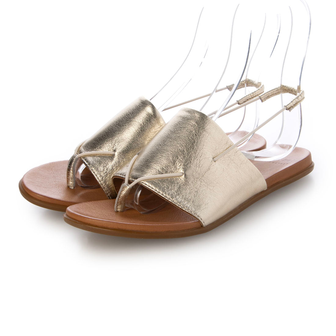 バリ BARI トングベルトレザーサンダル （ゴールド） ゴールド