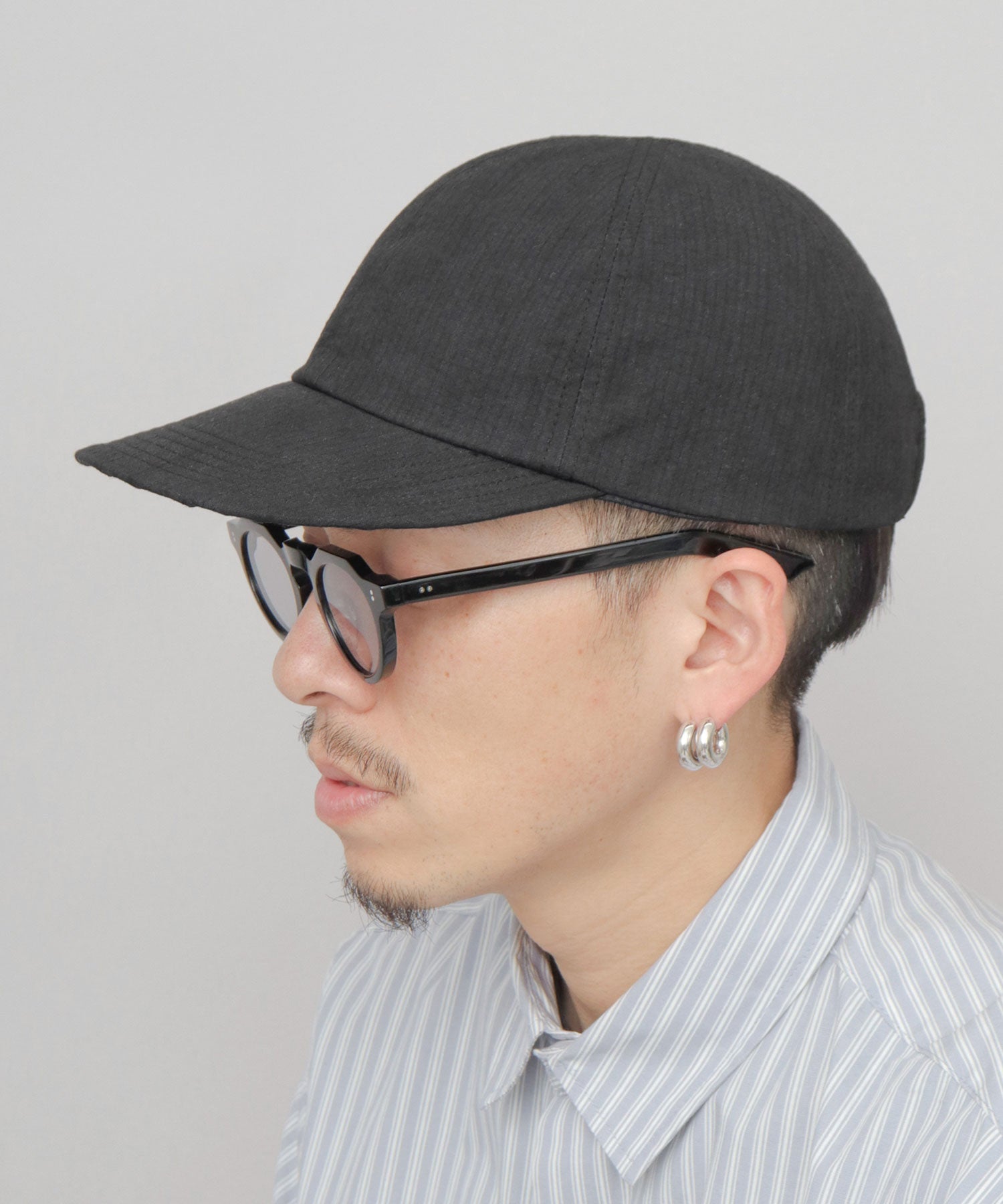 ベーシックエンチ Basiquenti ワッシャー加工 ミニリップ CORDURA綿ナイロン ソフトつば キャップ （モカ） モカ