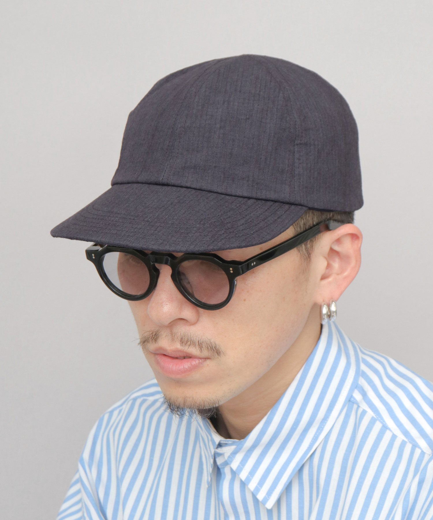 ベーシックエンチ Basiquenti ワッシャー加工 ミニリップ CORDURA綿ナイロン ソフトつば キャップ （モカ） モカ