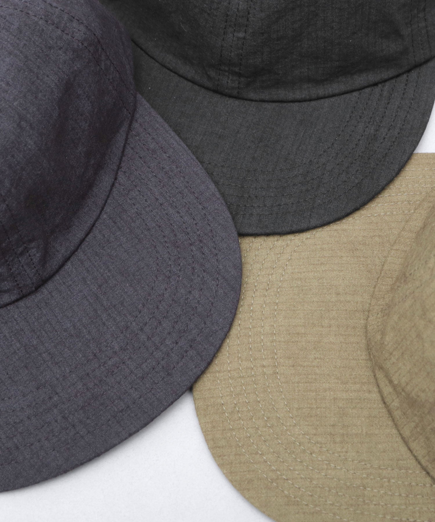 ベーシックエンチ Basiquenti ワッシャー加工 ミニリップ CORDURA綿ナイロン ソフトつば キャップ （モカ） モカ