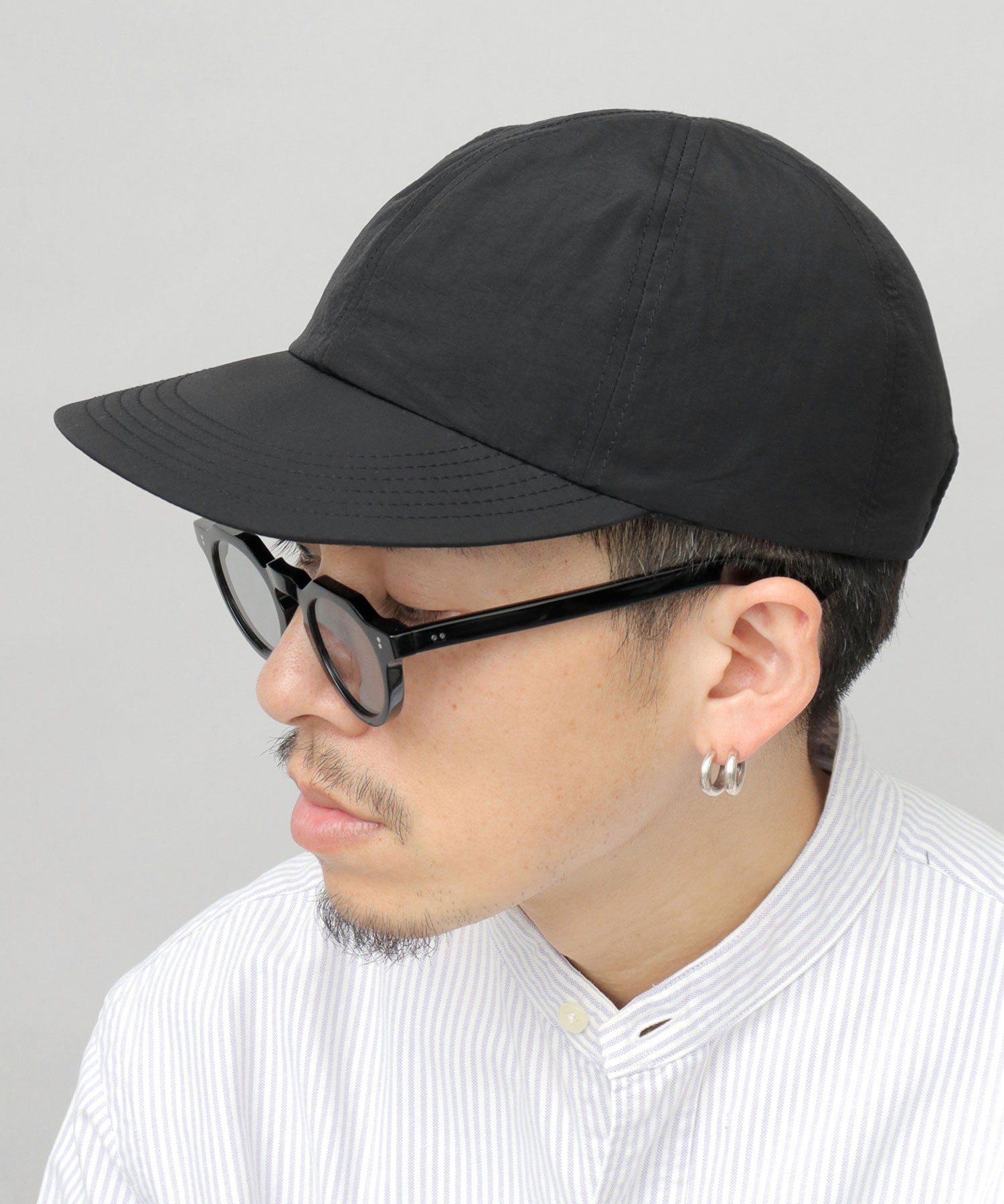 Basic Enchi Basiquenti Cap Hat Nylon Water-Repellent Plain Simple