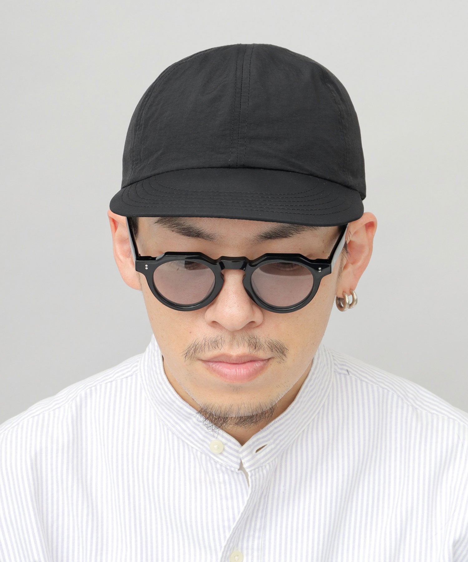 Basic Enchi Basiquenti Cap Hat Nylon Water-Repellent Plain Simple