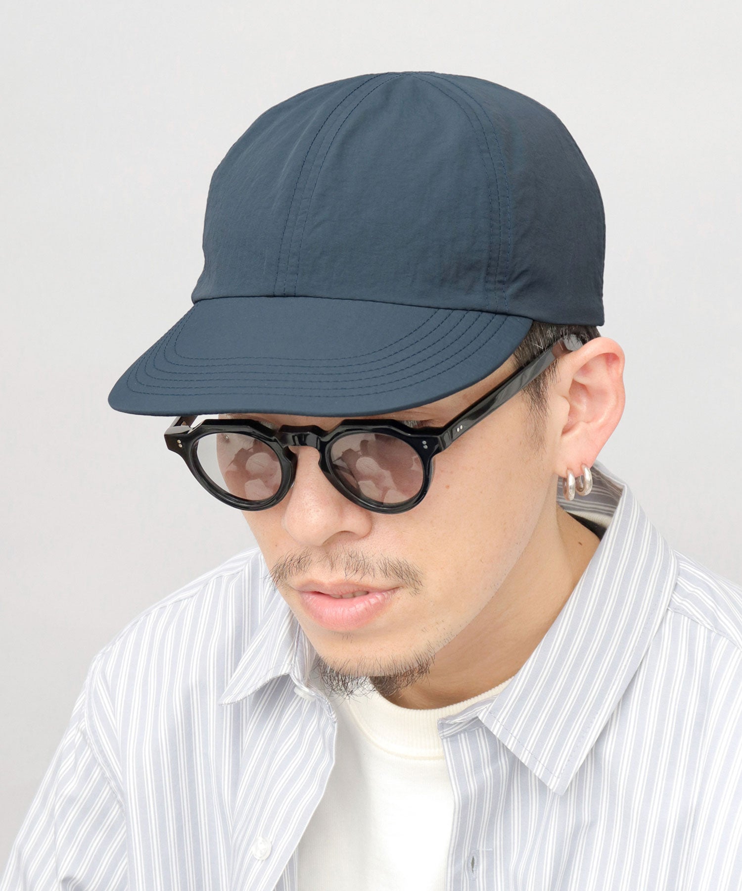 Basic Enchi Basiquenti Cap Hat Nylon Water-Repellent Plain Simple