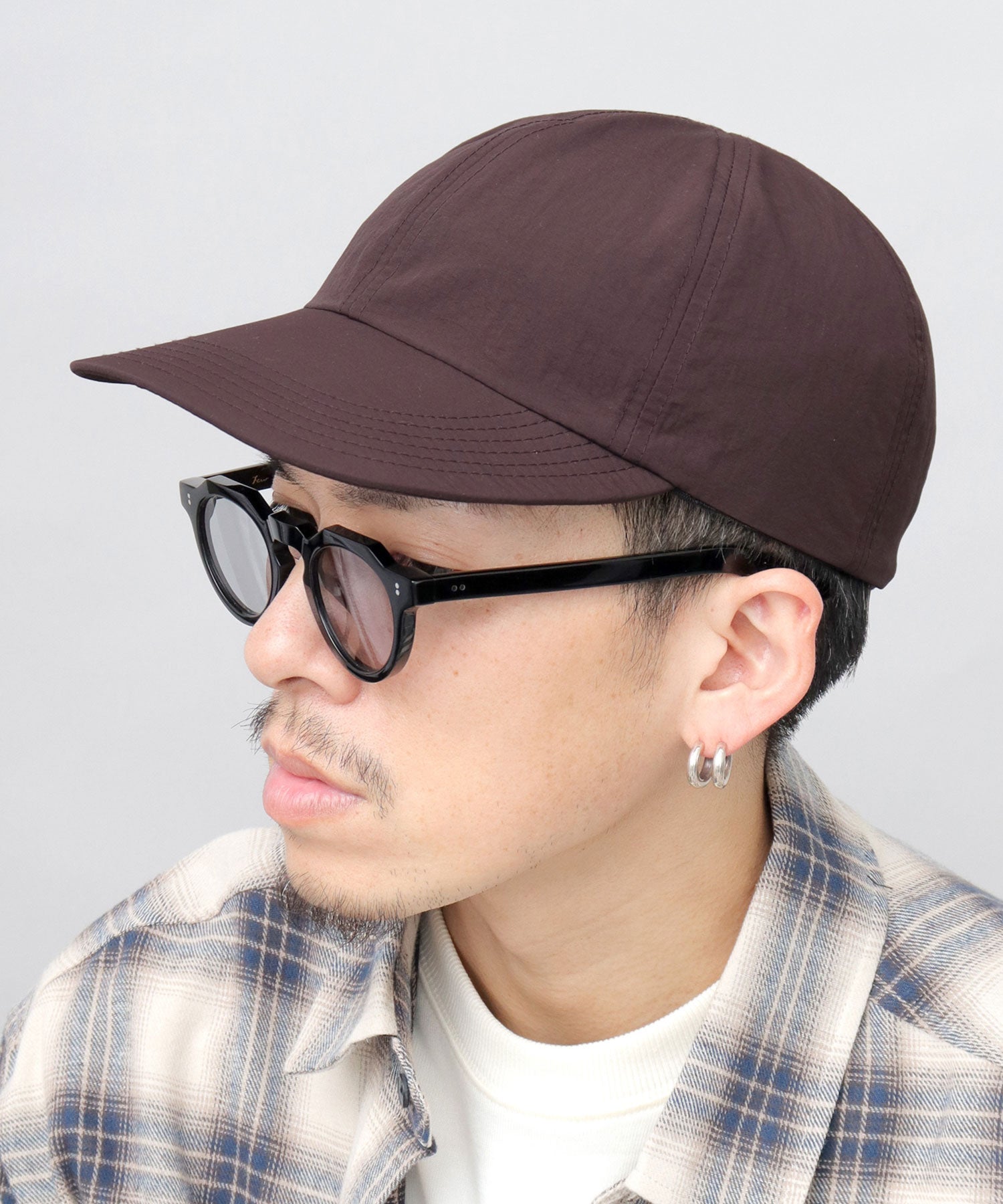 Basic Enchi Basiquenti Cap Hat Nylon Water-Repellent Plain Simple