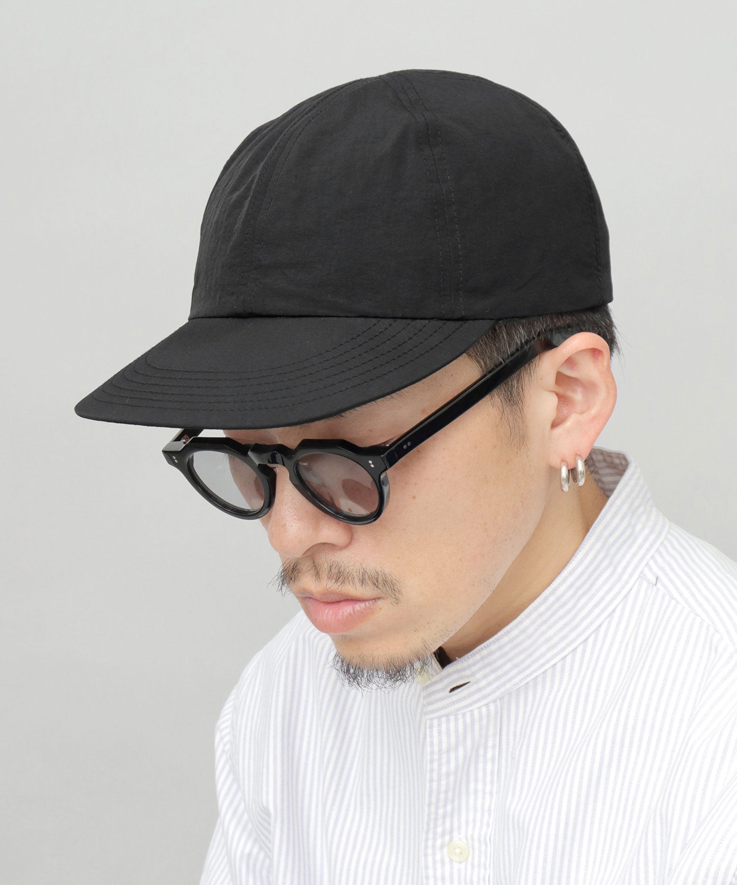 Basic Enchi Basiquenti Cap Hat Nylon Water-Repellent Plain Simple