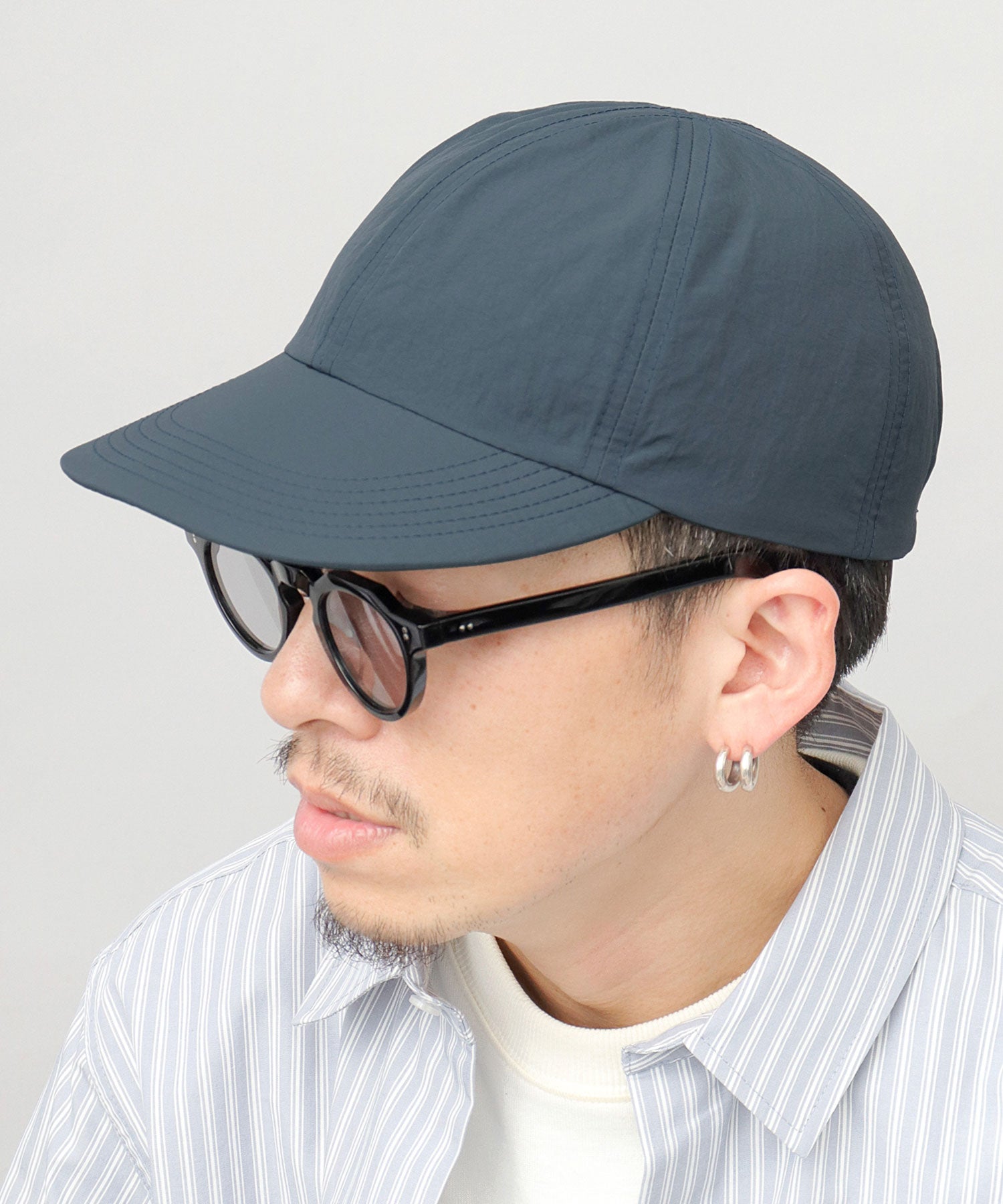 Basic Enchi Basiquenti Cap Hat Nylon Water-Repellent Plain Simple