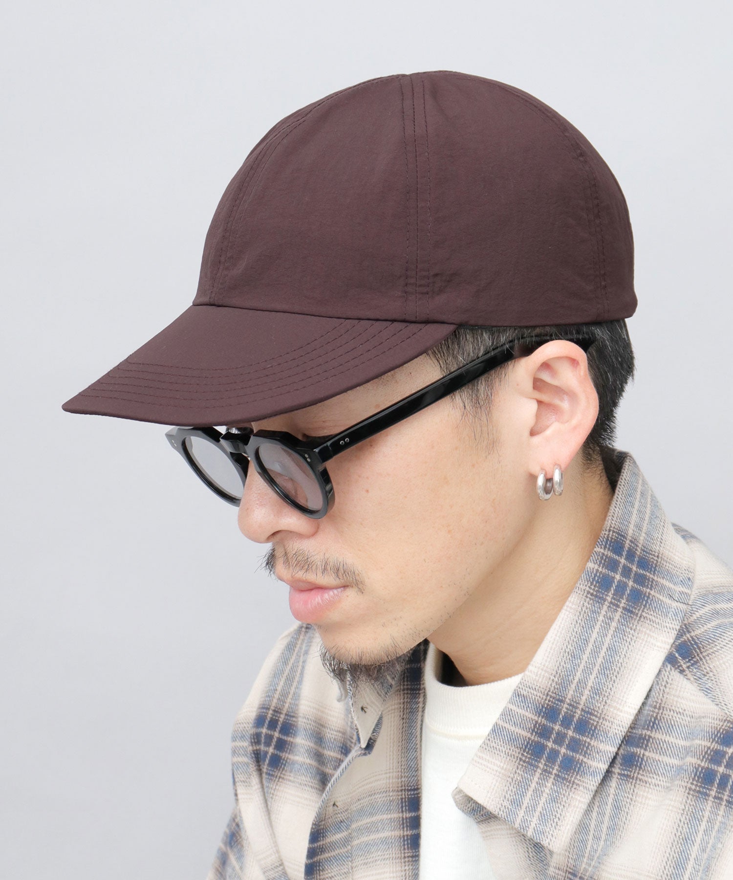 Basic Enchi Basiquenti Cap Hat Nylon Water-Repellent Plain Simple