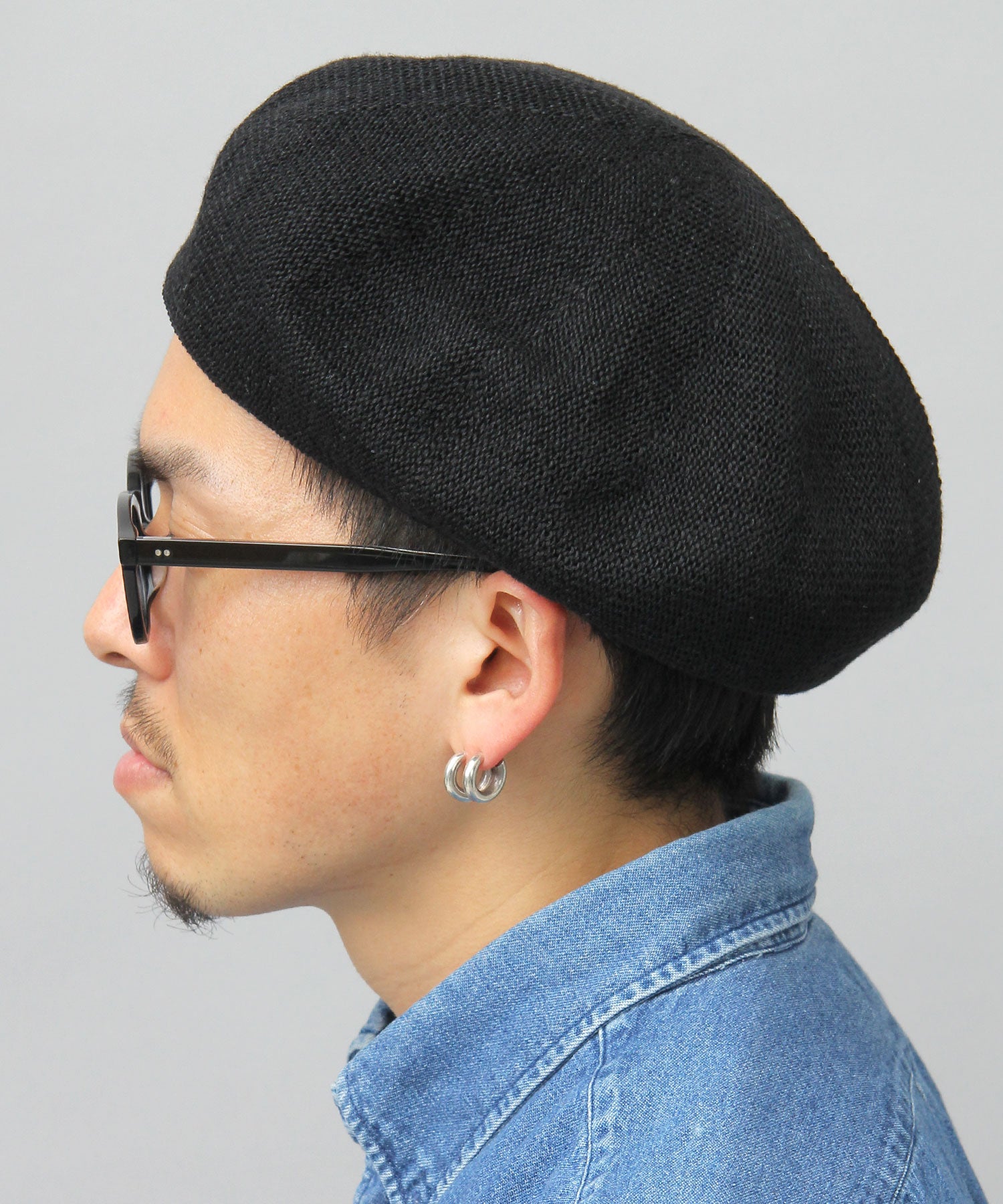 Basic Enchi Basiquenti Linen Blend Thermo Beret Linen Beret Hat Men's Hat Casual Simple Spring Summer