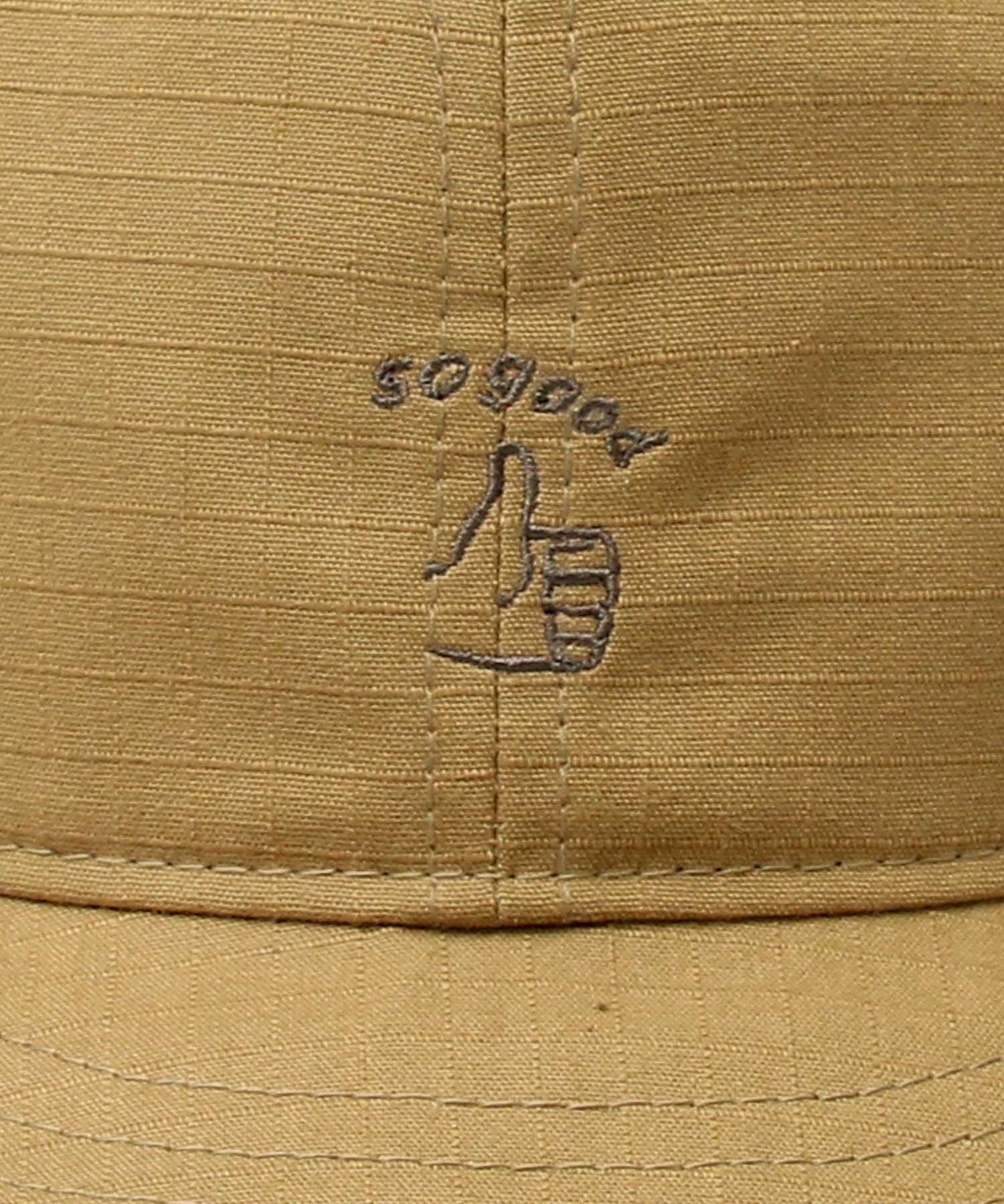 Basic Enchi Basiquenti Hand Sign Embroidery Short Visor Umpire Cap Short Cap Hat Men's