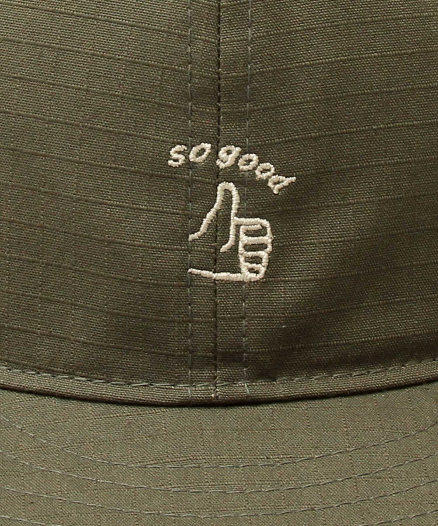 Basic Enchi Basiquenti Hand Sign Embroidery Short Visor Umpire Cap Short Cap Hat Men's