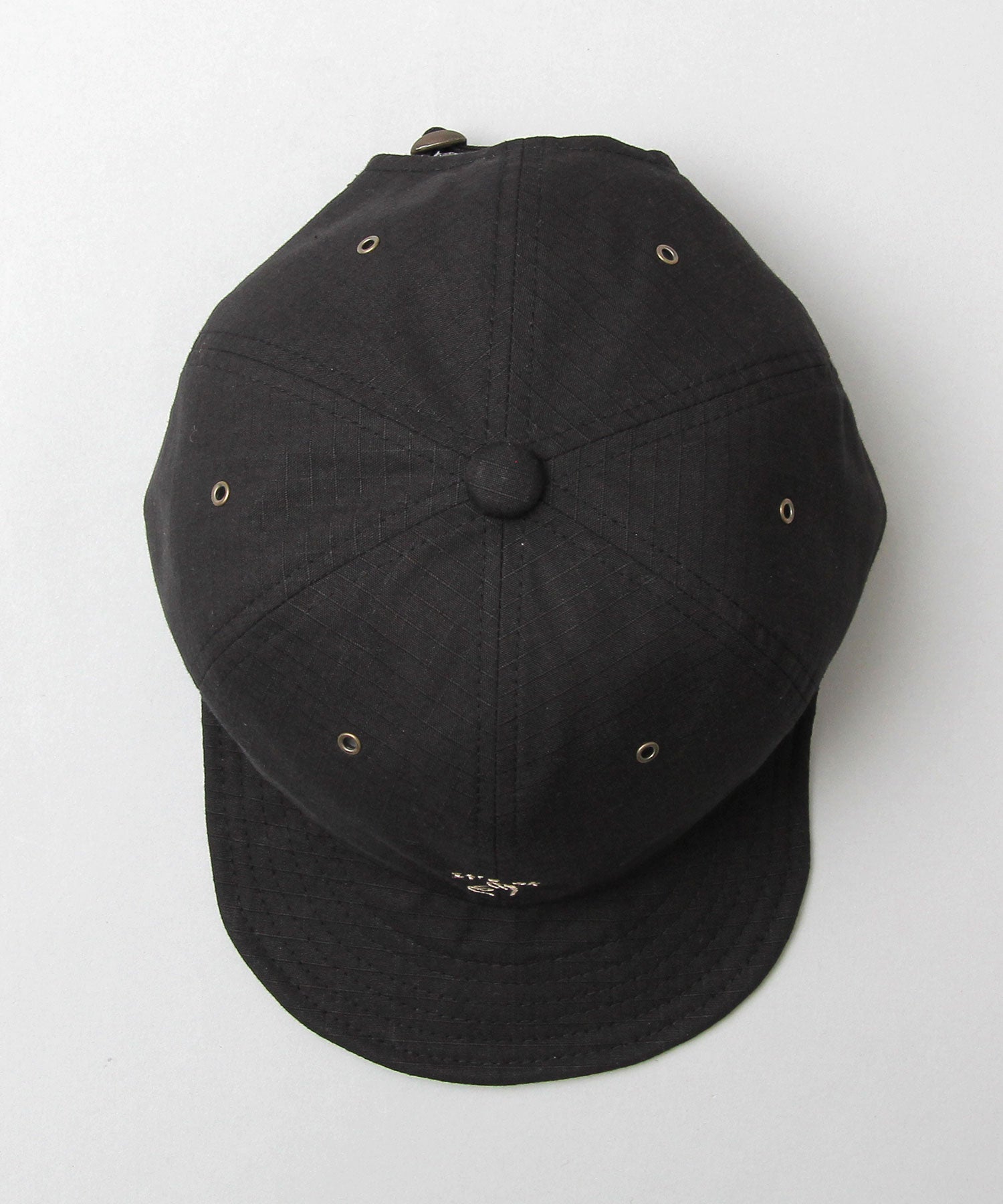 Basic Enchi Basiquenti Hand Sign Embroidery Short Visor Umpire Cap Short Cap Hat Men's