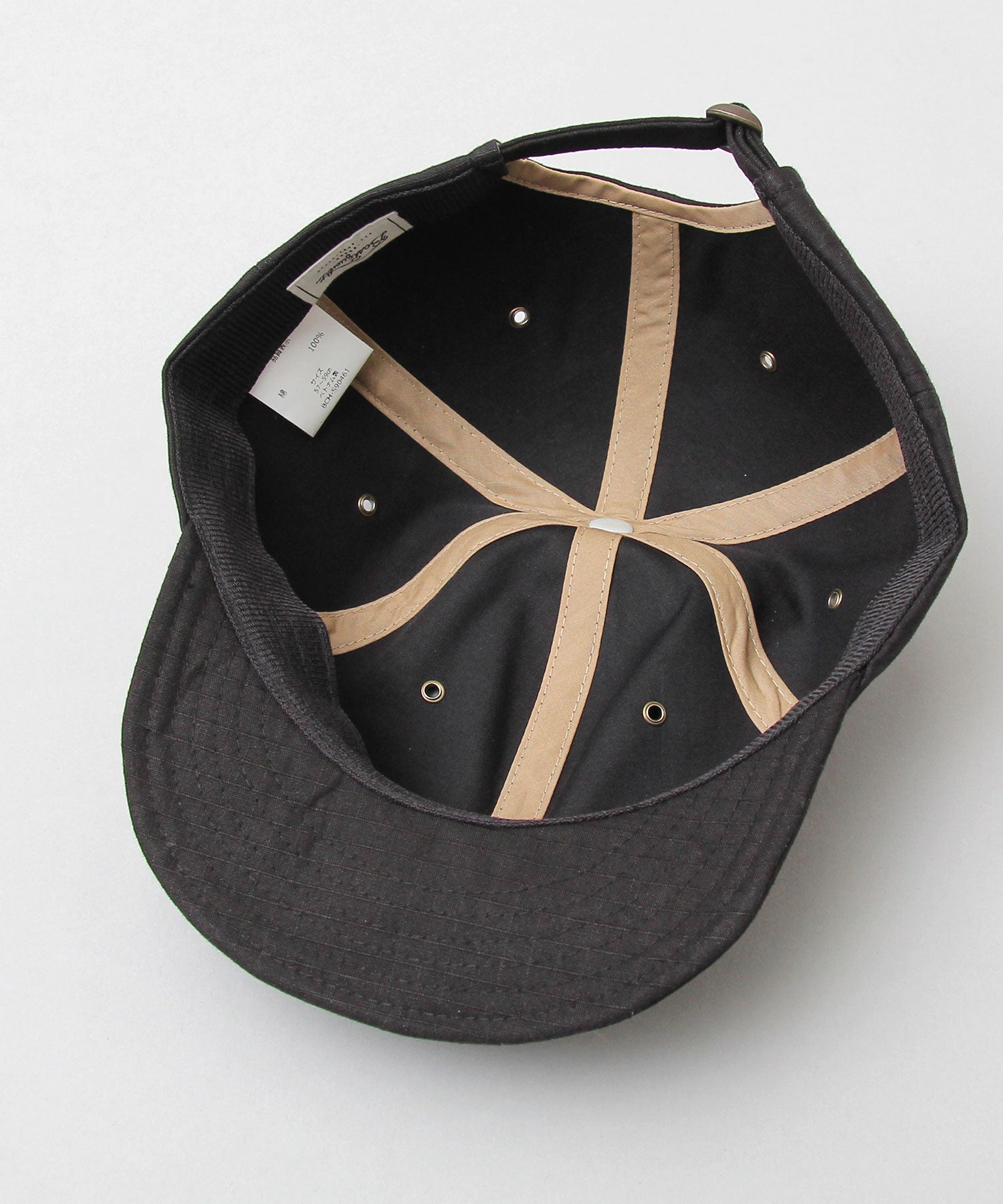 Basic Enchi Basiquenti Hand Sign Embroidery Short Visor Umpire Cap Short Cap Hat Men's