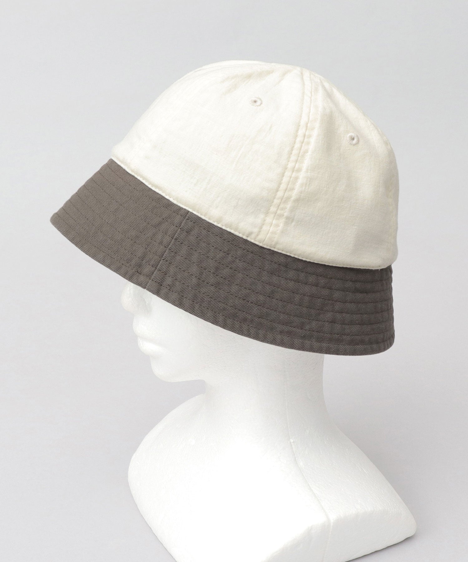 Basic Enchi Basiquenti Metro Hat Men's Crew Hat 2-Tone Bucket Hat Plain