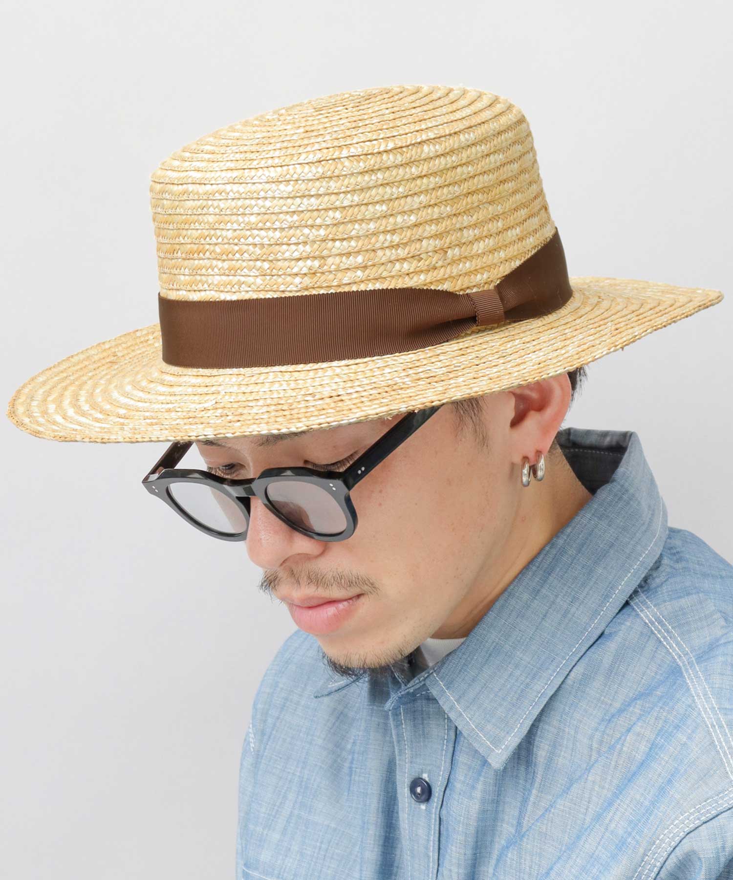 Basic Enchi Basiquenti Hat Kankan Hat Men Women Straw Hat Straw Hat