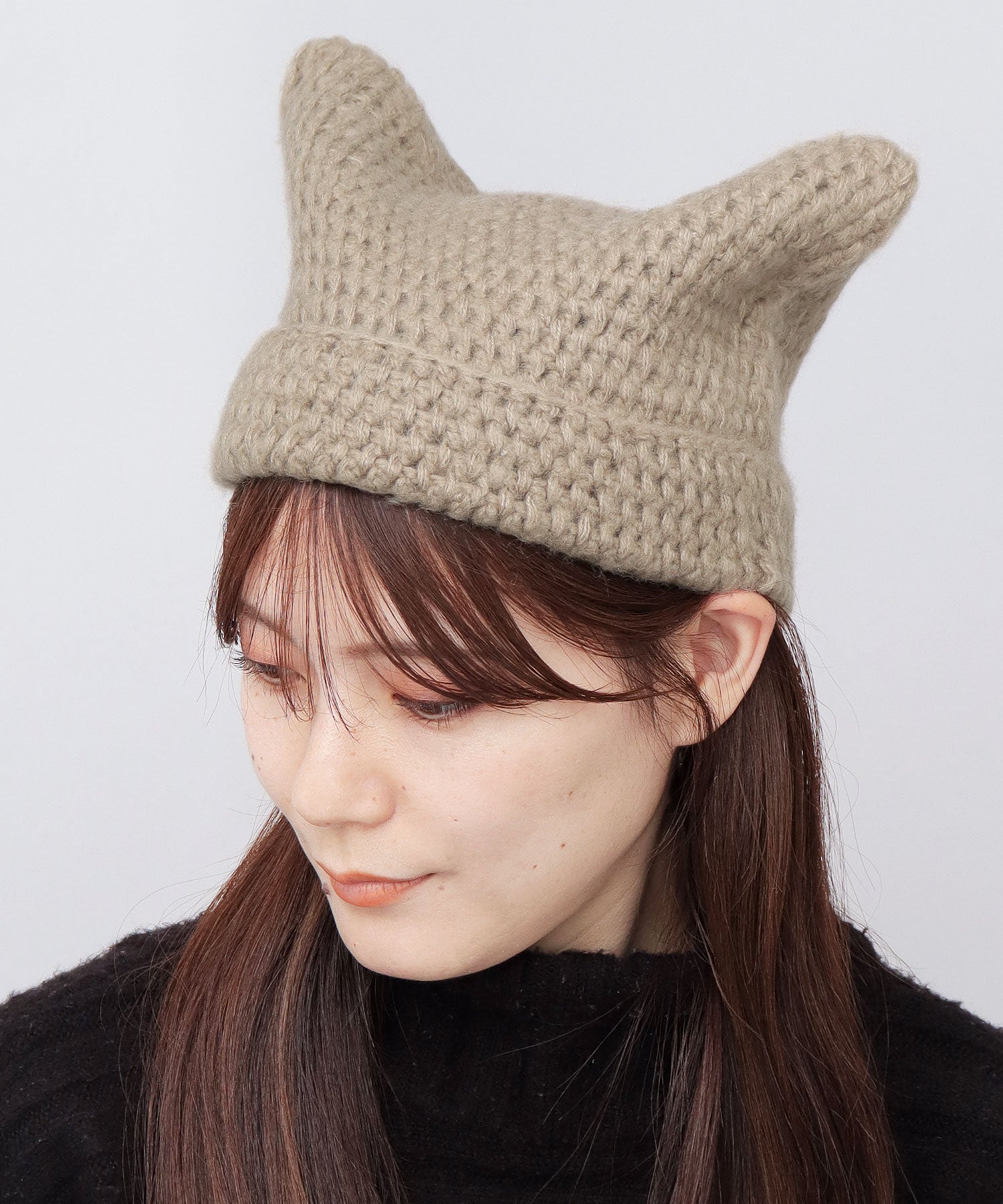 Basiquenti Basiquenti Cat Ear Knit Cap