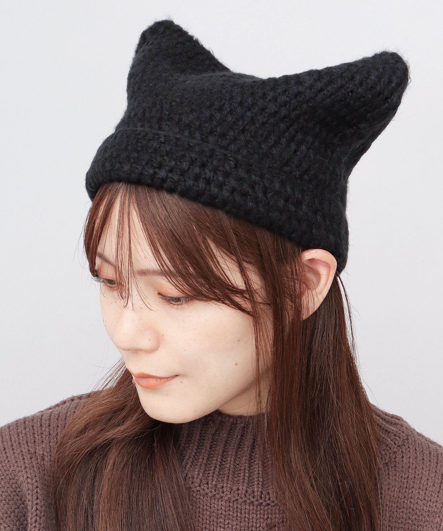 Basiquenti Basiquenti Cat Ear Knit Cap
