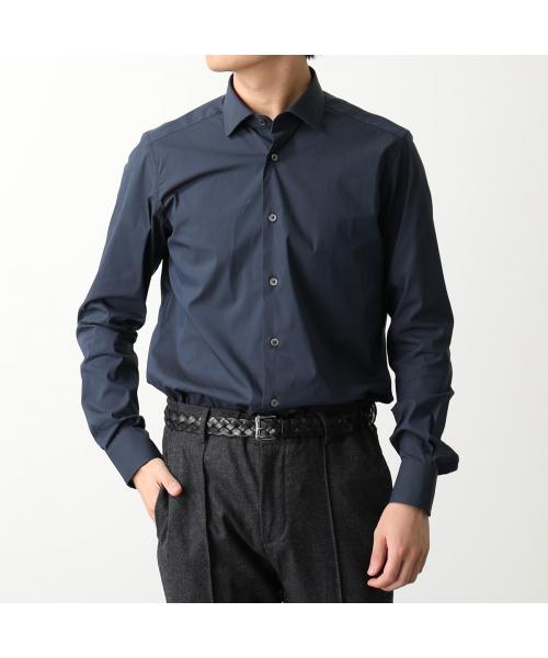 バグッタ BAGUTTA BAGUTTA 長袖 シャツ LEO-EAL  レギュラーカラー 無地 （001/ホワイト） 001/ホワイト