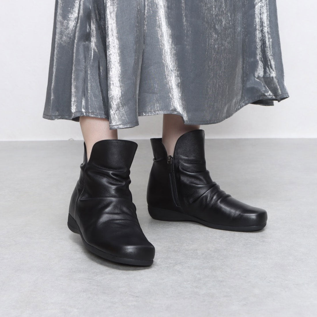 ビューフォート BeauFort BEAUWALKシャーリングショートブーツ