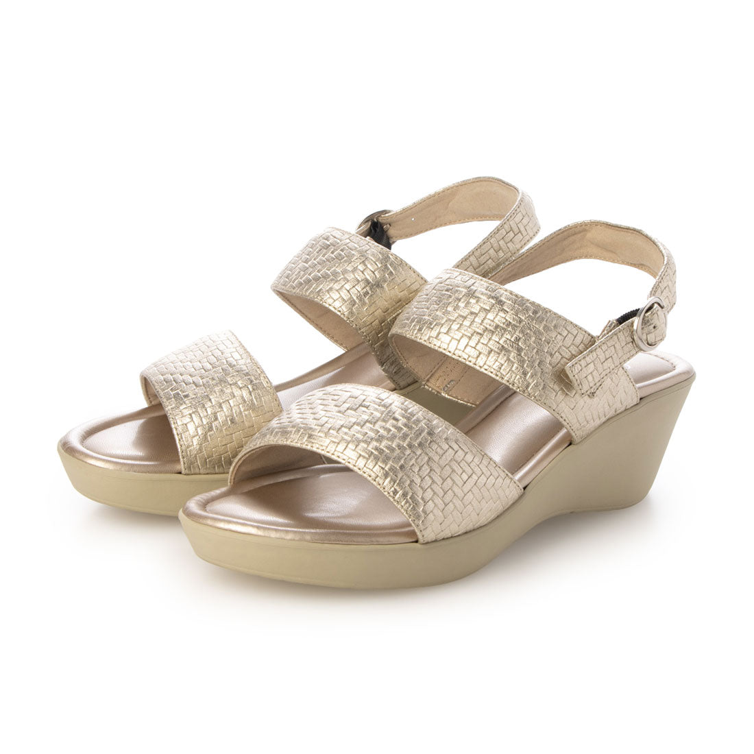 BeauFort Italian Leather Lightweight Double Belt Sandals