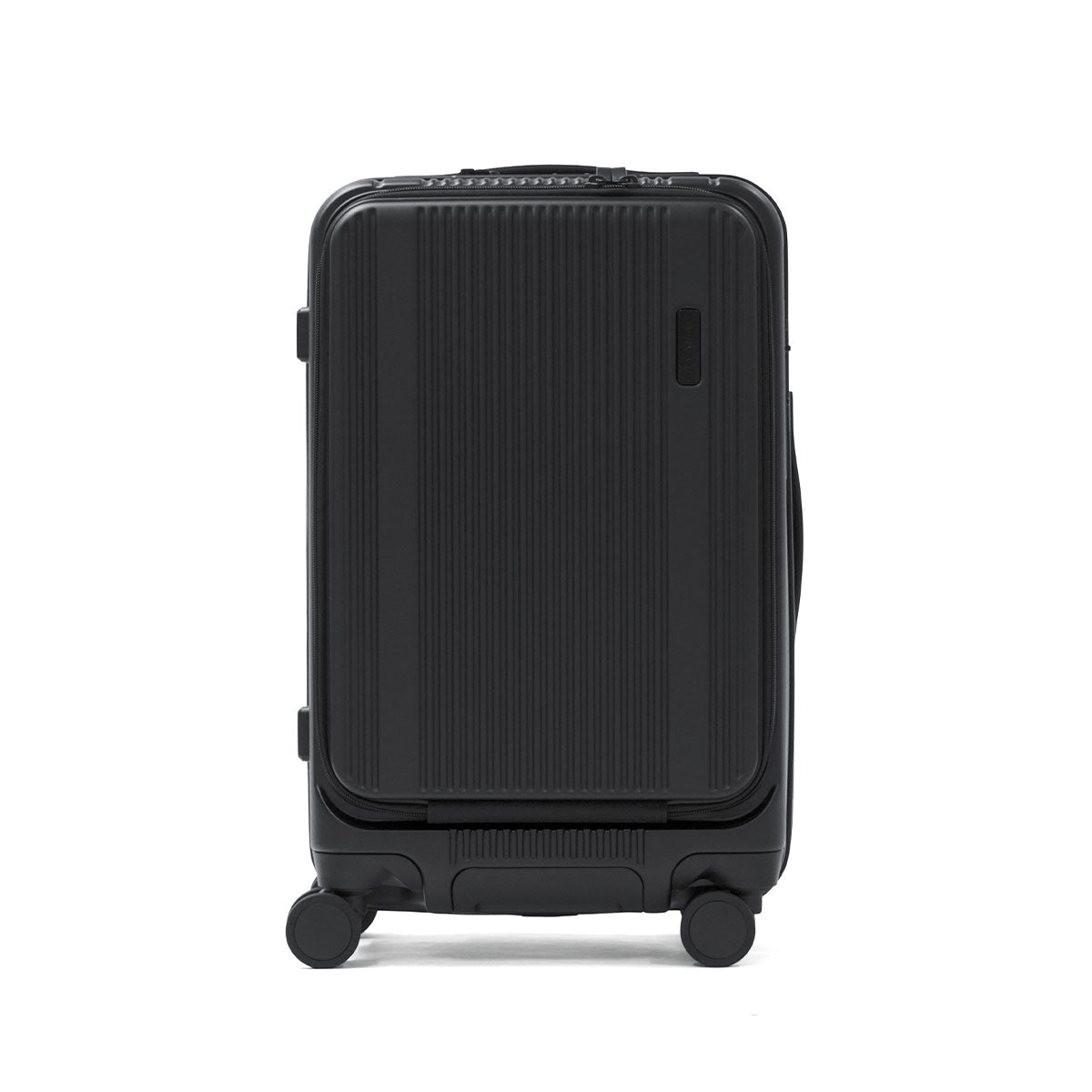 バーマス BERMAS 正規品1年保証 スーツケース 機内持ち込み フロントオープン 軽量 静音 TSロック ストッパー 3～4泊 37L 50cm TRAVEL SMART フロントオープンファスナー 60550 （マットブラック） マットブラック