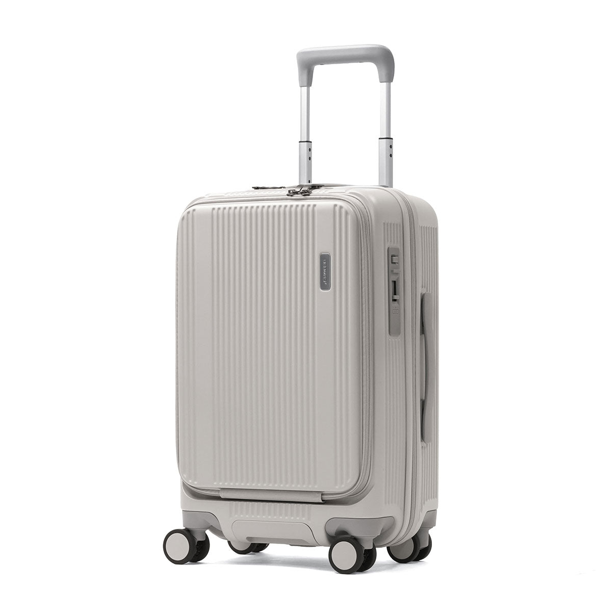 バーマス BERMAS 正規品1年保証 スーツケース 機内持ち込み フロントオープン 軽量 静音 TSロック ストッパー 3～4泊 37L 50cm TRAVEL SMART フロントオープンファスナー 60550 （アイボリーホワイト） アイボリーホワイト