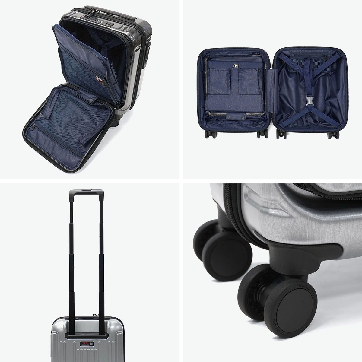バーマス BERMAS 正規品1年保証 スーツケース 機内持ち込み ストッパー付き Sサイズ 22L 軽量 小さい 小型 出張 ビジネス コインロッカーサイズ PC 1泊 2泊 3泊 INTER CITY 60524-1 （ブラックヘアライン） ブラックヘアライン