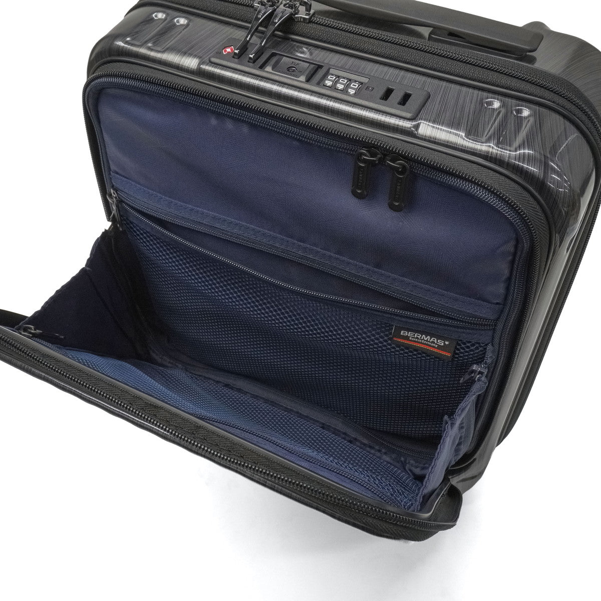 バーマス BERMAS 正規品1年保証 スーツケース 機内持ち込み ストッパー付き Sサイズ 22L 軽量 小さい 小型 出張 ビジネス コインロッカーサイズ PC 1泊 2泊 3泊 INTER CITY 60524-1 （ブラックヘアライン） ブラックヘアライン