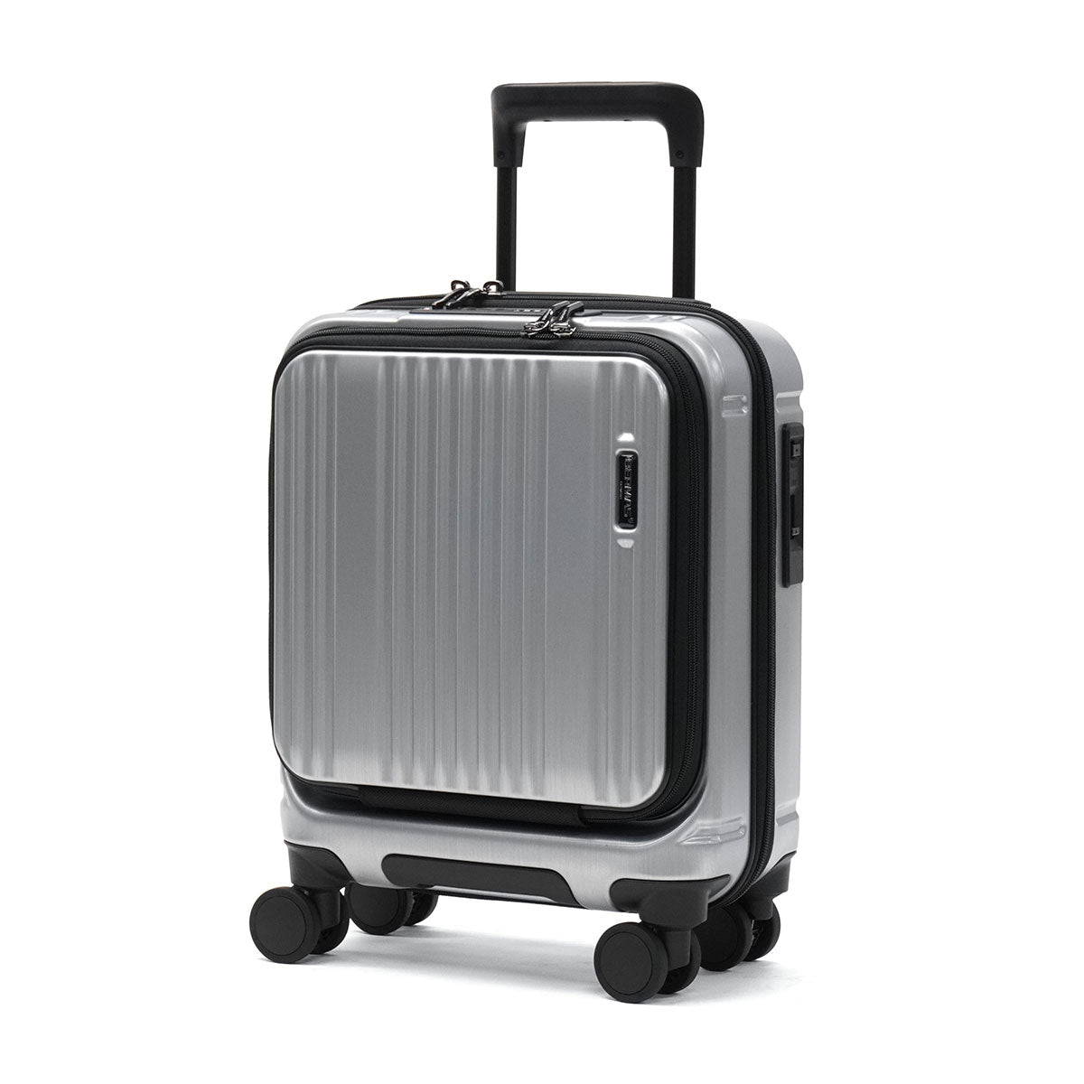 バーマス BERMAS 正規品1年保証 スーツケース 機内持ち込み ストッパー付き Sサイズ 22L 軽量 小さい 小型 出張 ビジネス コインロッカーサイズ PC 1泊 2泊 3泊 INTER CITY 60524-1 （シルバー） シルバー