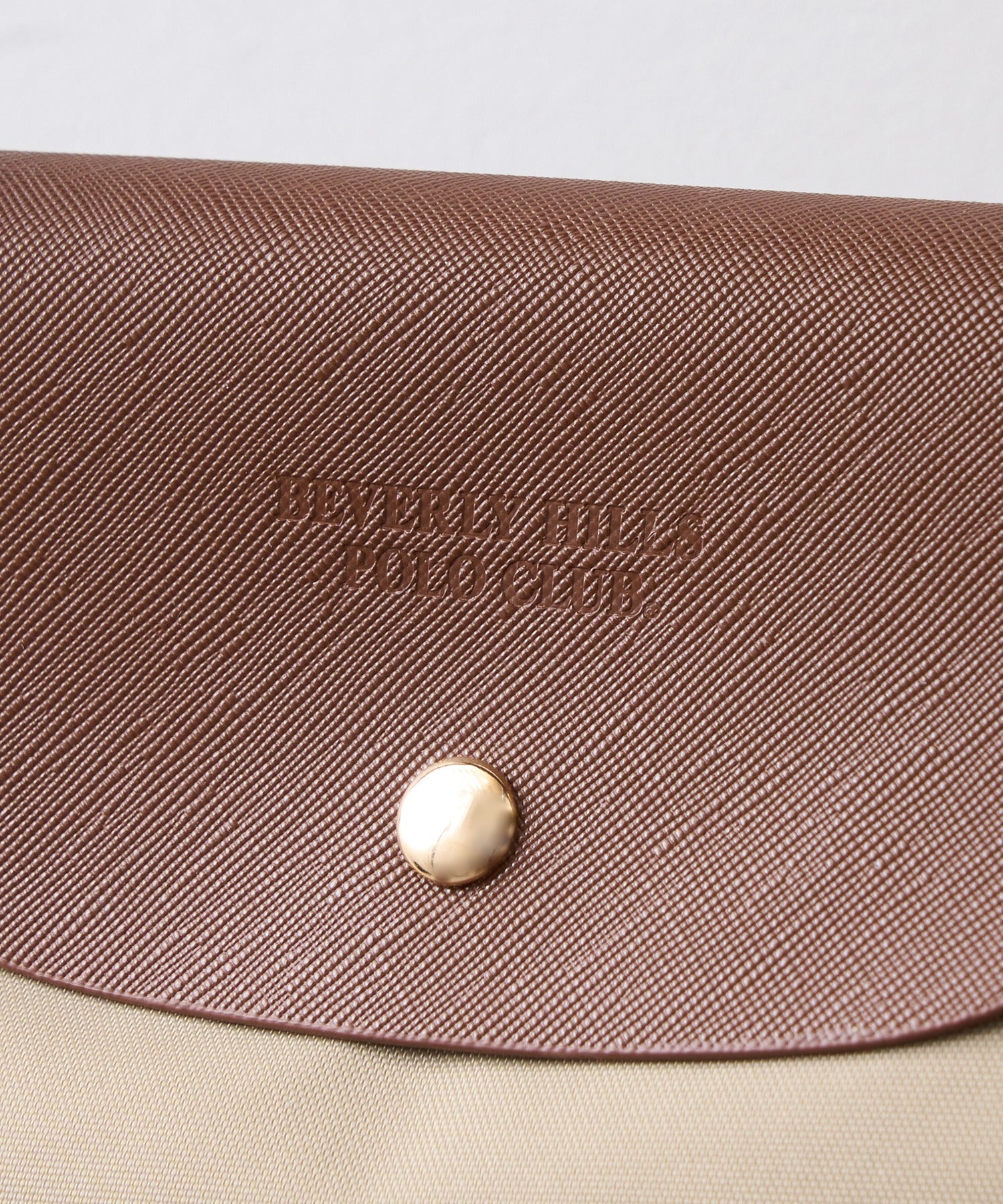 ビバリーヒルズポロクラブ BEVERLY HILLS POLO CLUB 《別注》ナイロンPUハンドルトート 大 （ベージュ） ベージュ