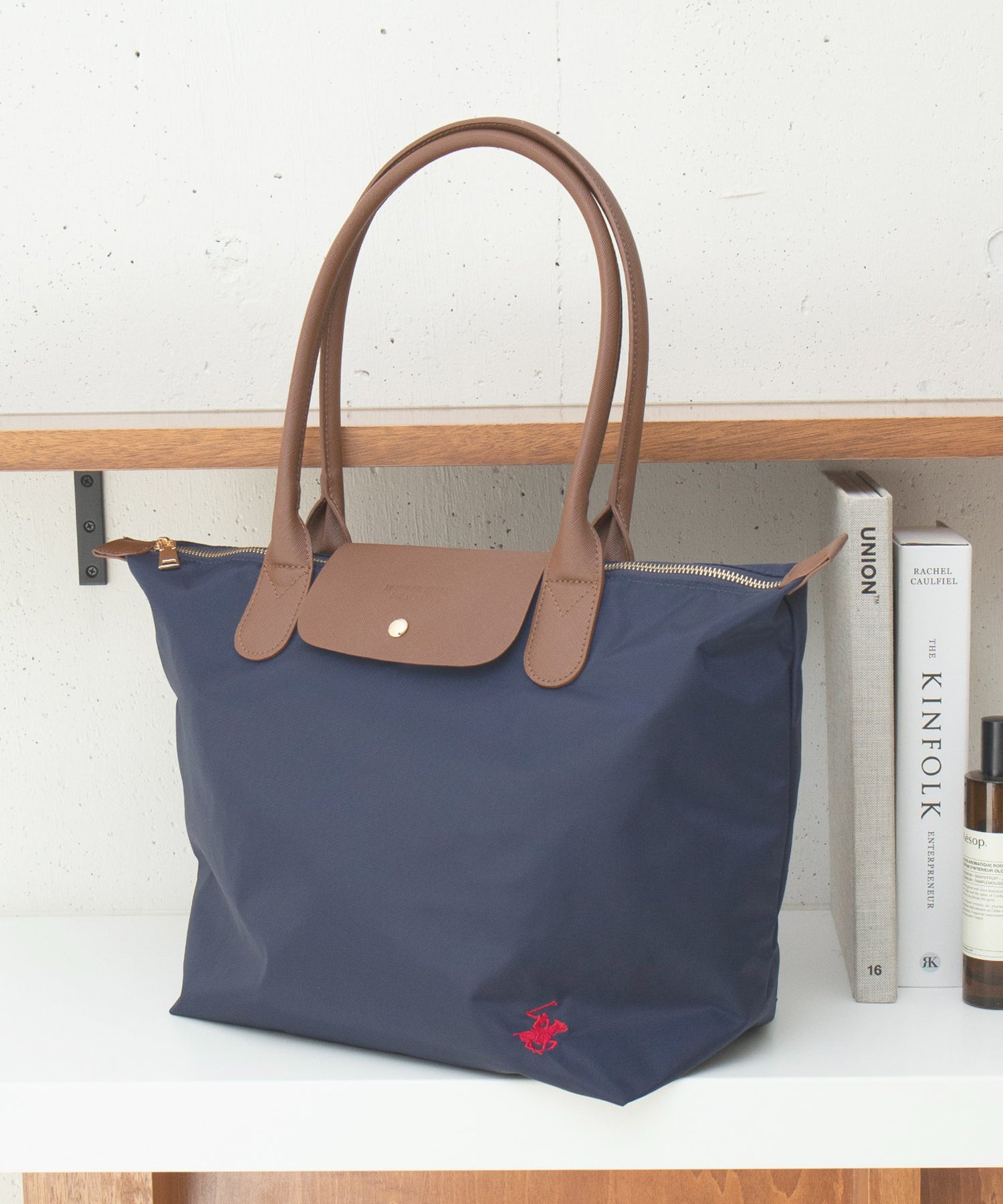Beverly Hills Polo Club 《Special Edition》 Nylon PU Handle Tote Large
