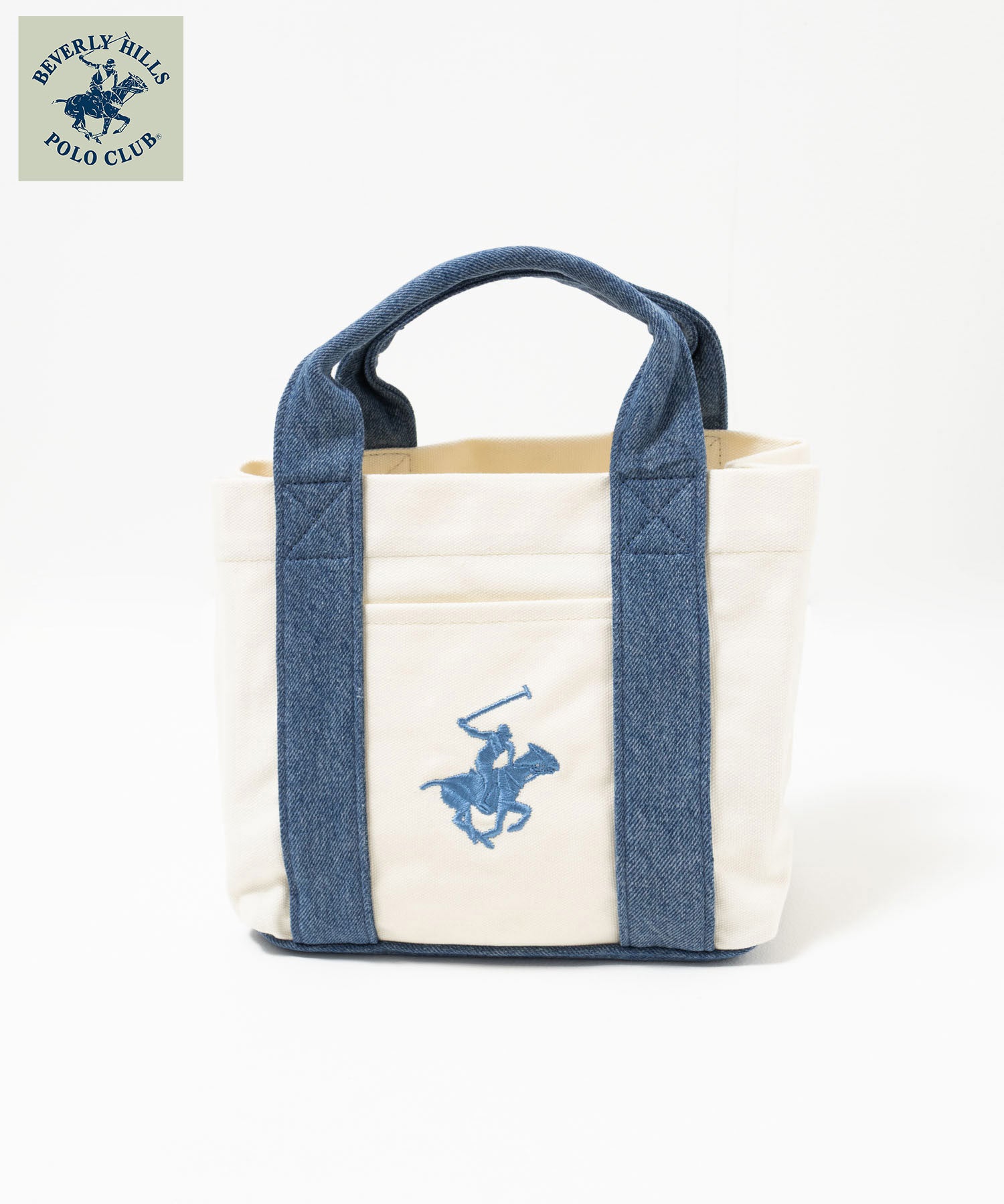 ビバリーヒルズポロクラブ BEVERLY HILLS POLO CLUB ミニキャンバストートバッグ （ブラック） ブラック