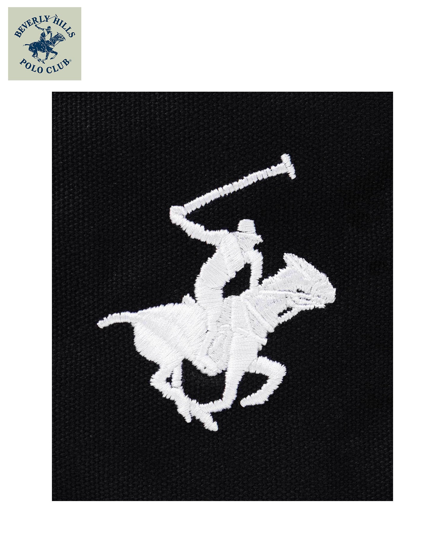 ビバリーヒルズポロクラブ BEVERLY HILLS POLO CLUB ミニキャンバストートバッグ （ブラック） ブラック