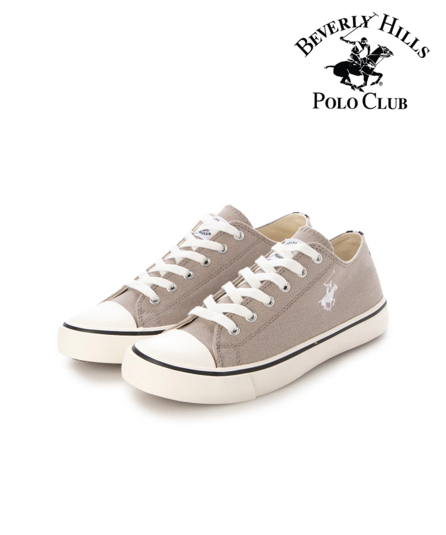 ビバリーヒルズポロクラブ BEVERLY HILLS POLO CLUB BHPC キャンバス スニーカー BEVERLY HILLS POLO CLUB （ベージュ） ベージュ