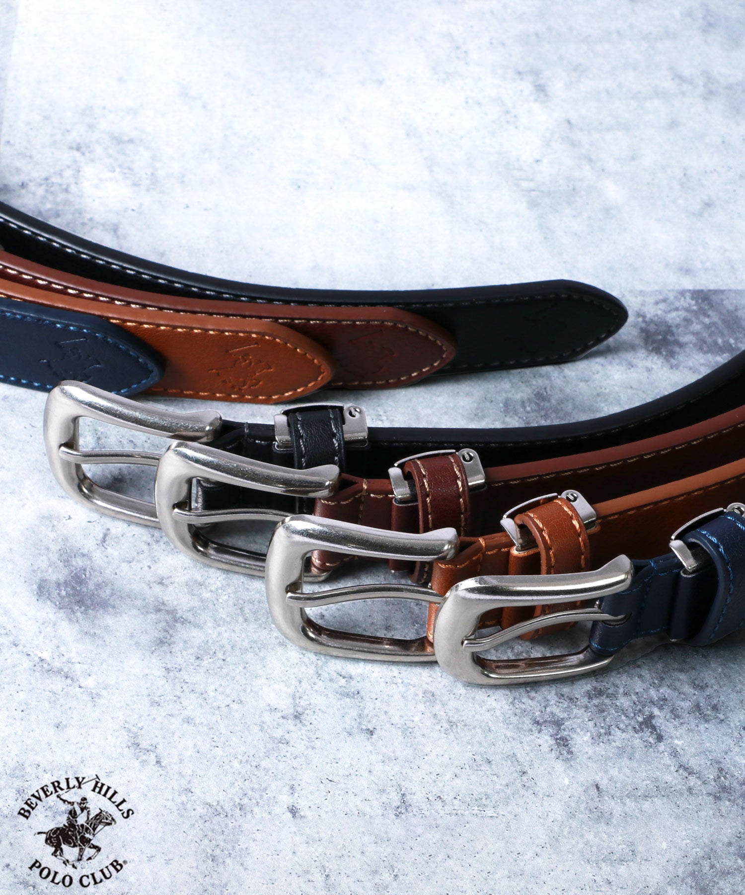 ビバリーヒルズポロクラブ BEVERLY HILLS POLO CLUB BHPC裏ロゴ30mmピン （ブラウン） ブラウン