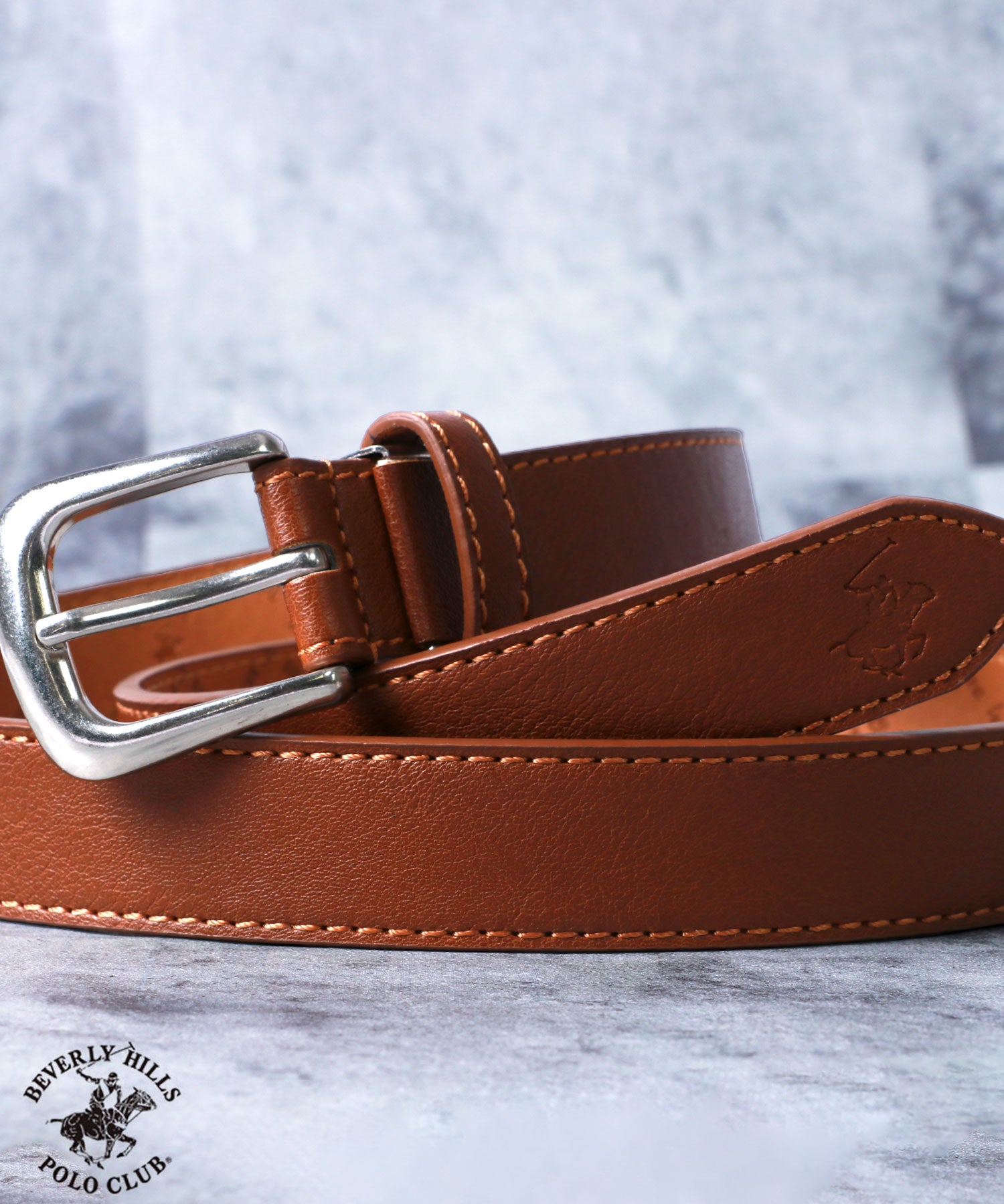 ビバリーヒルズポロクラブ BEVERLY HILLS POLO CLUB BHPC裏ロゴ30mmピン （ブラウン） ブラウン