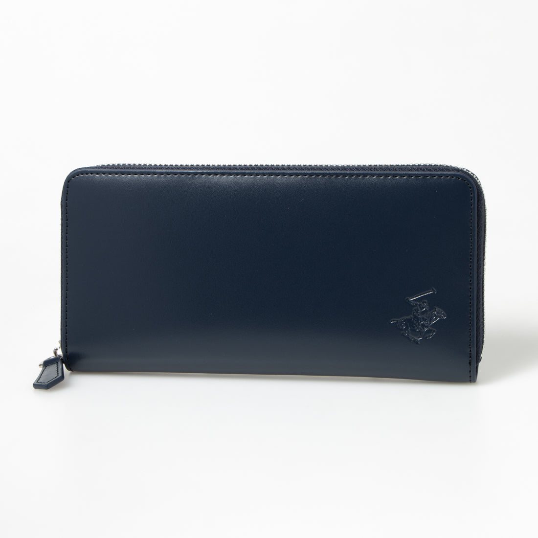 ビバリーヒルズポロクラブ BEVERLY HILLS POLO CLUB ラウンド長財布 （ネイビー/ブラック） ネイビー/ブラック
