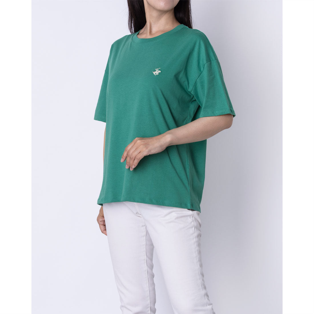 ビバリーヒルズポロクラブ BEVERLY HILLS POLO CLUB Classical pony logo tee クラシカルポニー刺繍Tシャツ （グリーン） グリーン