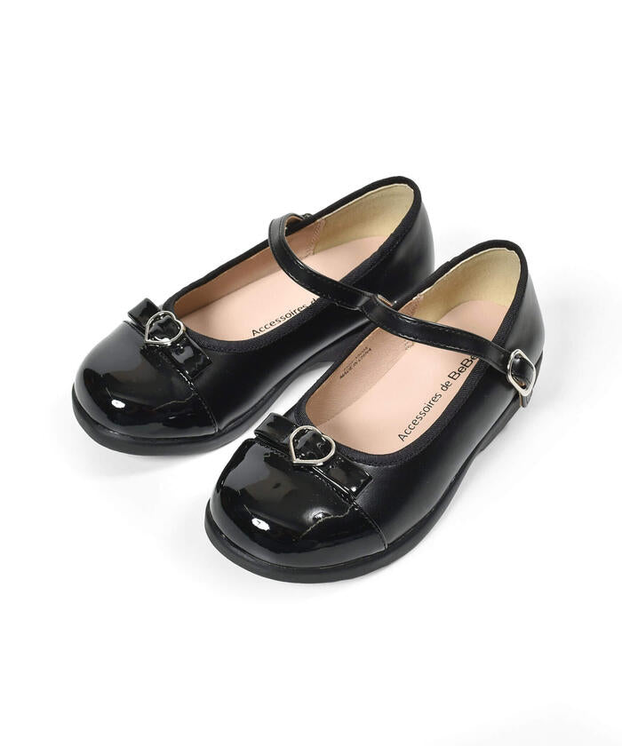 BeBe Faux Leather Patent Leather Combination Shoes