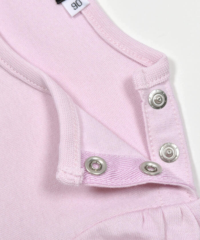 BeBe Flower Wreath Puff Sleeve T-Shirt
